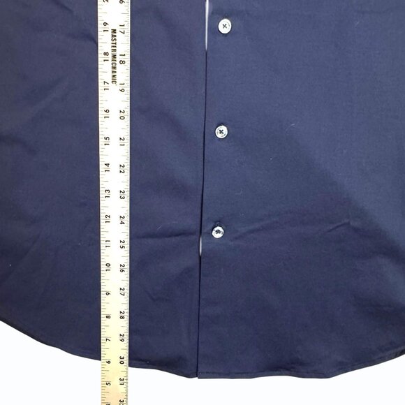 Bugatchi OoohCotton® Solid Button-Up Shirt Mens L Stretch Capsule Luxury Tech - Picture 9 of 16